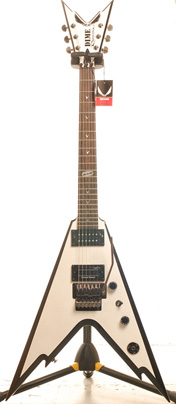 Dean DGK RZR V Razorback Vee White | guitarguitar