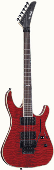 Hamer Californian Quilt Top Trans Red/EMG