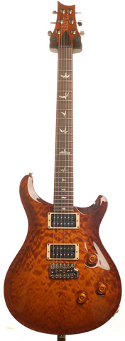 PRS Custom 24 10 Top Birds Trem Violin Amber Sunburst