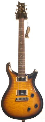 PRS Custom 22 Quilt 10 Top Birds Stoptail Black Sunburst # 135782