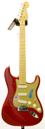 Fender American Deluxe Strat V Neck MN Candy Apple Red