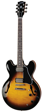 Gibson ES-335 Dot Plain Gloss Vintage Sunburst