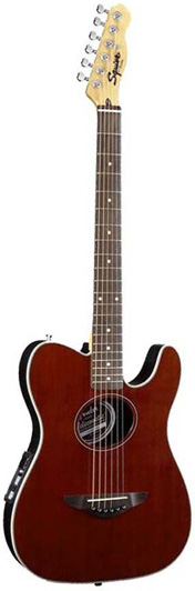 Squier Telecoustic Walnut