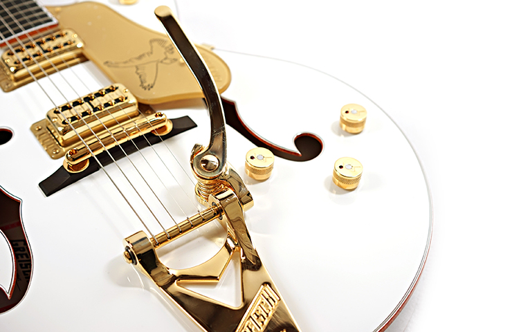 gretsch white falcon bridge