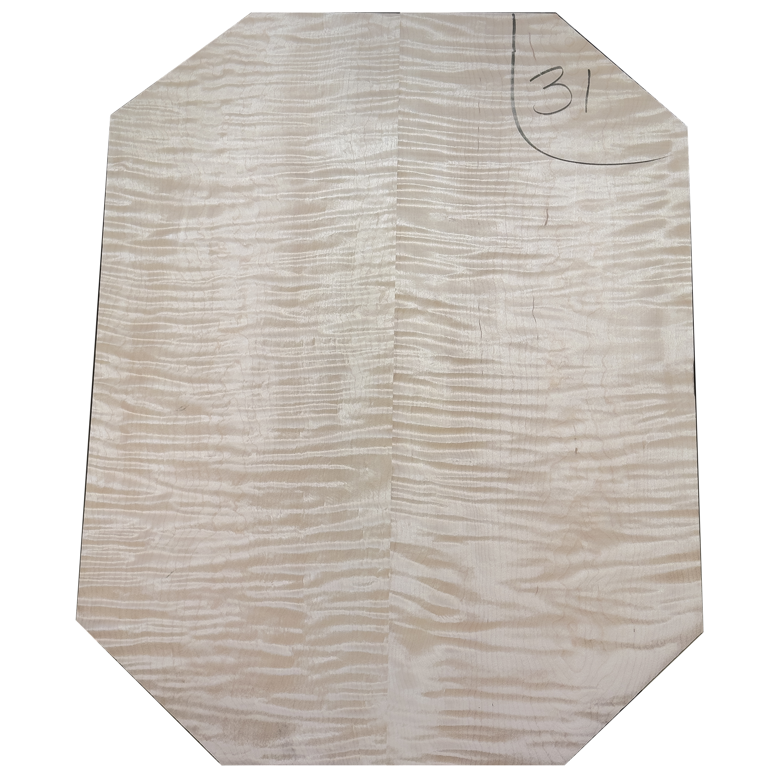 Hand Selected Figured Maple Top