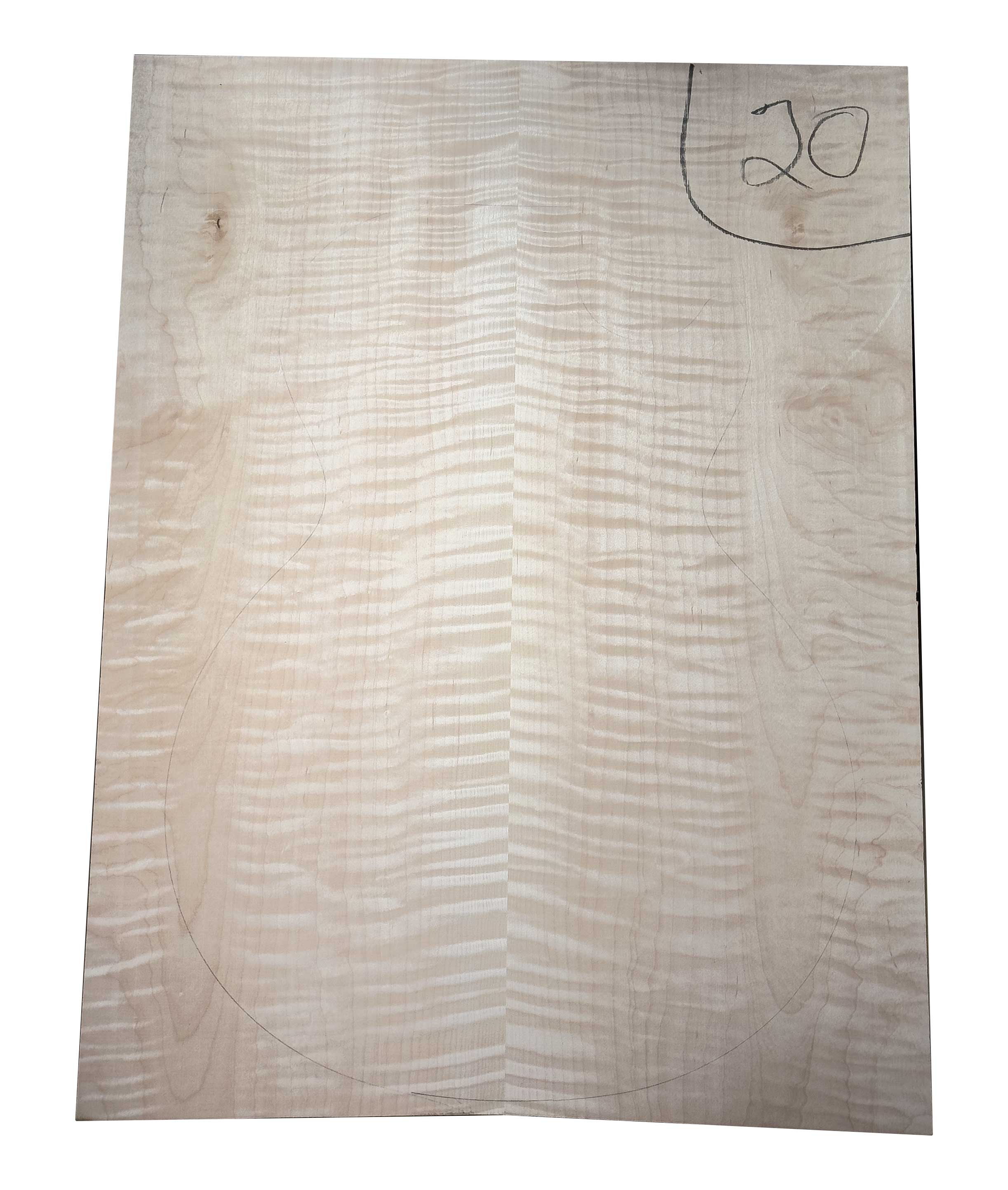 Hand Selected Figured Maple Top