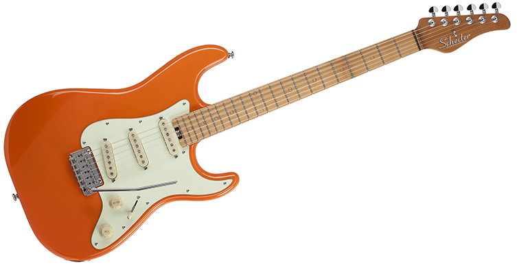 A Closer Look: Schecter Nick Johnston Traditional Atomic Orange