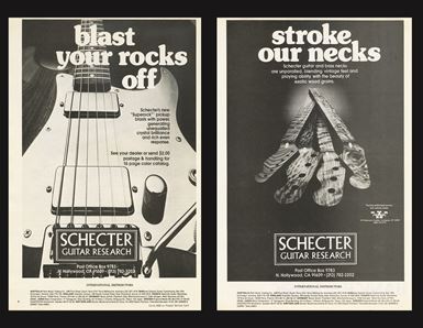 Brief History of SCHECTER Guitars