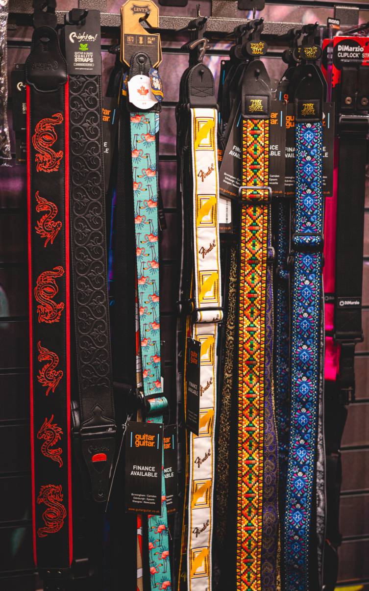 Short Guitar Straps for High-Slung Guitars