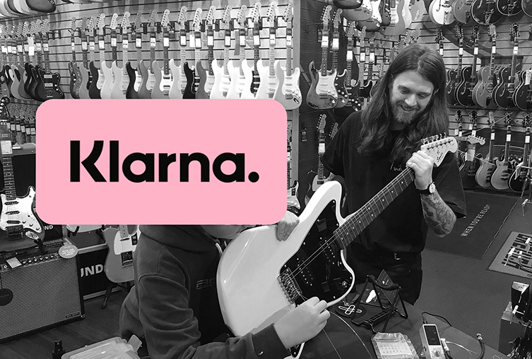 Buy guitar with deals klarna