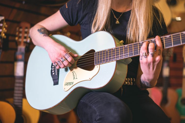 Gretsch G5021E Rancher Penguin Parlour Mint Metallic