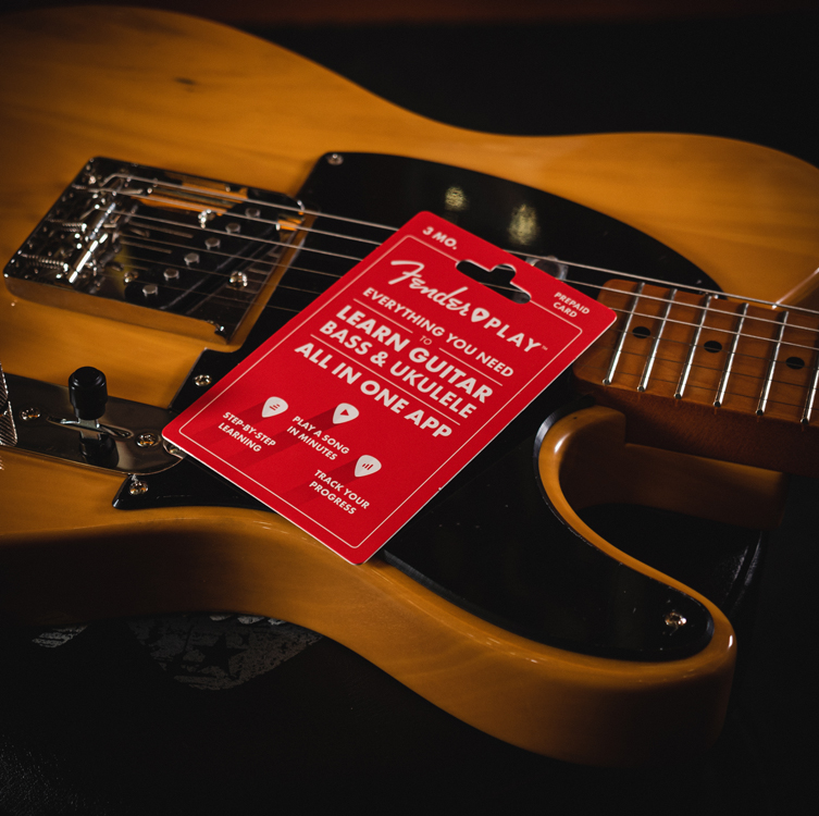 Fender Play Online Lesson Subscription Card, Six Months Pre-Paid, For Sale
