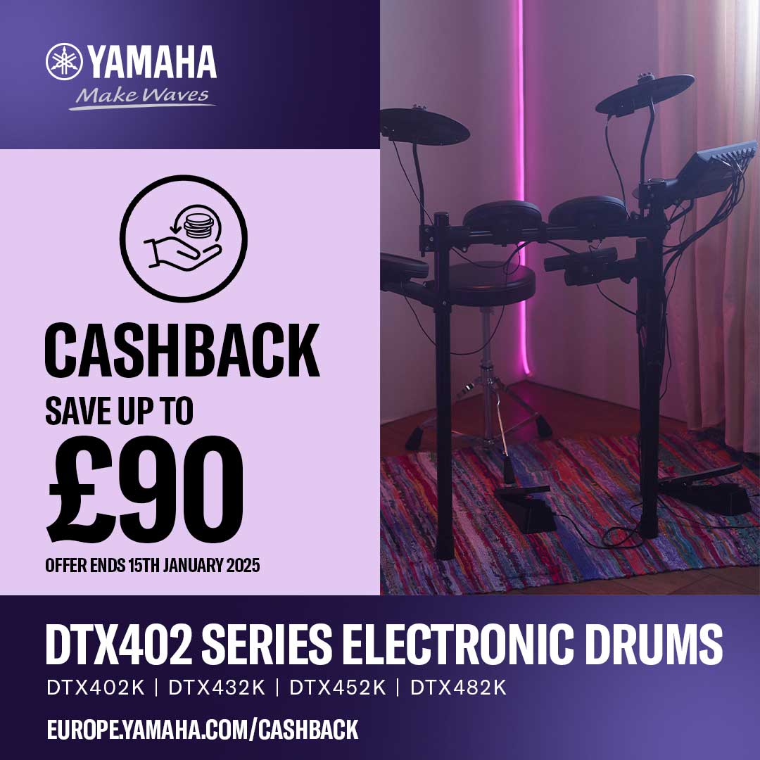 Yamaha DTX482K Electronic Drum Kit | guitarguitar