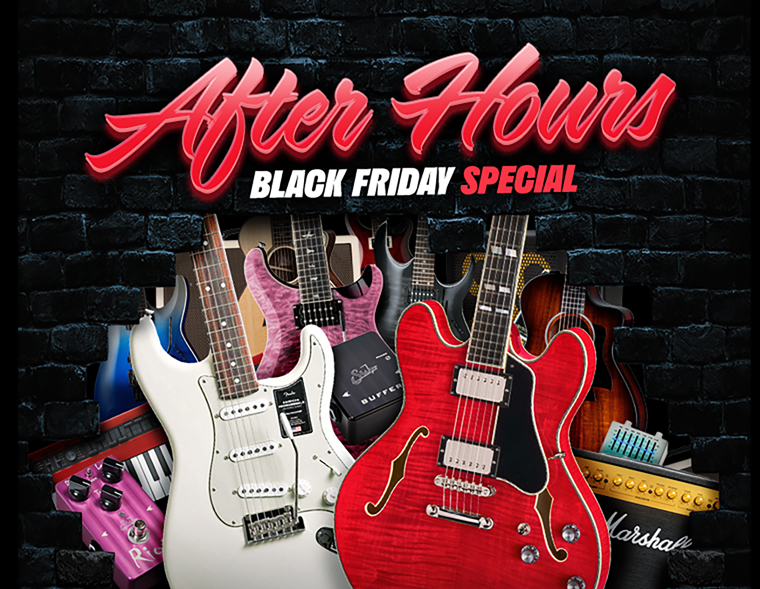 guitarguitar Presents: After Hours Black Friday Special at guitarguitar Edinburgh!