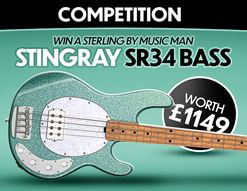 Win a Music Man Sterling StingRay Bass in Seafoam Sparkle!