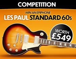 Win an Epiphone Les Paul Standard 60s Bourbon Burst!