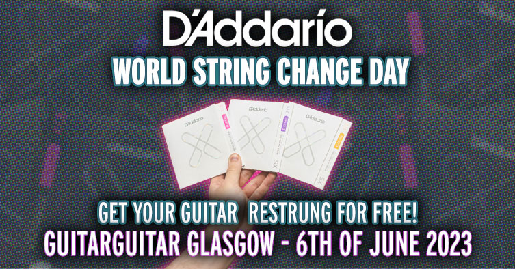 D Addario World String Change Day at guitarguitar Glasgow