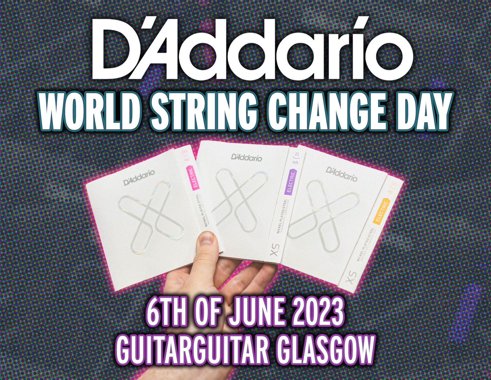 D Addario World String Change Day at guitarguitar Glasgow