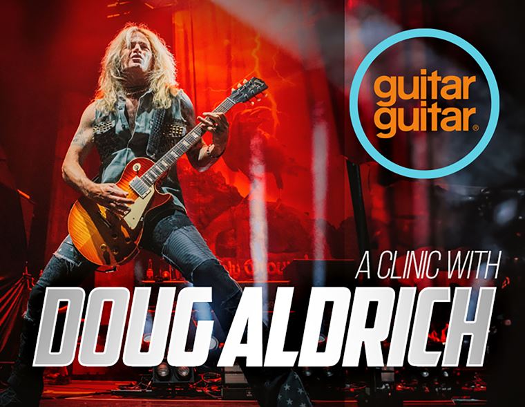 Doug Aldrich Guitar Clinic at guitarguitar Glasgow