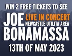 Win 2 tickets to see Joe Bonamassa live at the Utilita Arena in Newcastle!