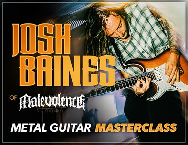 Josh Baines Ibanez Metal Guitar Masterclass at guitarguitar