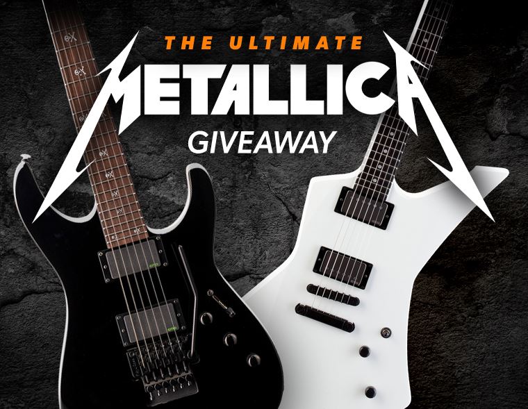 The Ultimate Metallica Giveaway: Win an ESP LTD Snakebyte or KH-602 guitar!