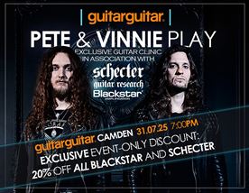 Pete & Vinnie Play Guitar Clinic at guitarguitar Camden! In association with Schecter Guitars & Blackstar Amplification.