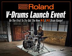 Roland V Drums Launch Event at guitarguitar Glasgow