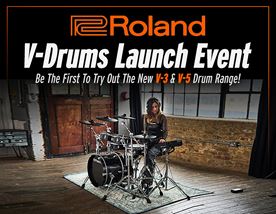 Roland V Drums Launch Event at guitarguitar Glasgow