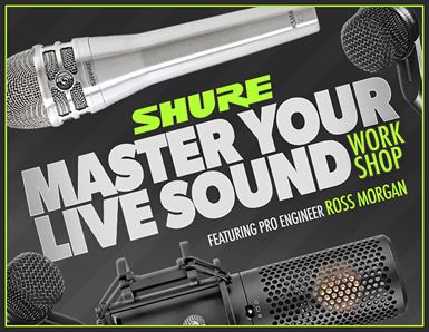 Shure presents: Master Your Live Sound with Ross Morgan at guitarguitar Glasgow