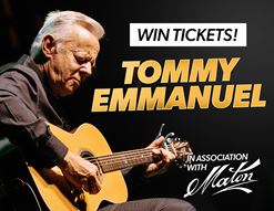 Win 2 FREE tickets to see Tommy Emmanuel live at the Birmingham Town Hall!