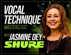 Vocal Technique Masterclass with Shure Microphones and Jasmine Dey at guitarguitar Camden