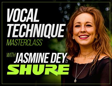 Vocal Technique Masterclass with Shure Microphones and Jasmine Dey at guitarguitar Camden