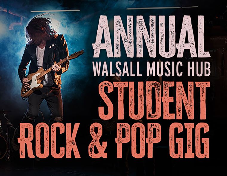 Walsall Music Hub x guitarguitar – Annual Student Rock and Pop Gig