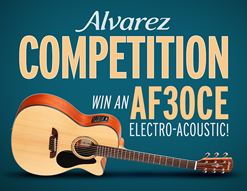 Win an Alvarez AF30CE Electro-Acoustic Guitar!
