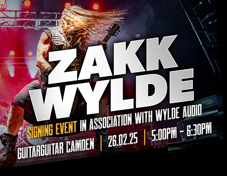 Zakk Wylde Signing at guitarguitar Camden!