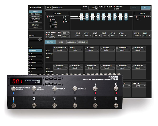 BOSS ES-8 Effect Switching System | guitarguitar