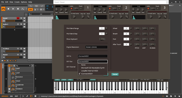 volca fm editor dashboard